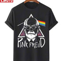 Pink Freud Sarcastic Funny Pink Freud Dark Side Unisex T-Shirt