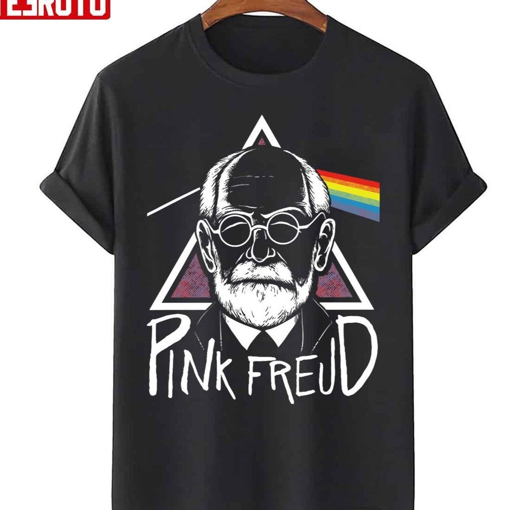 Pink Freud Sarcastic Funny Pink Freud Dark Side Unisex T-Shirt