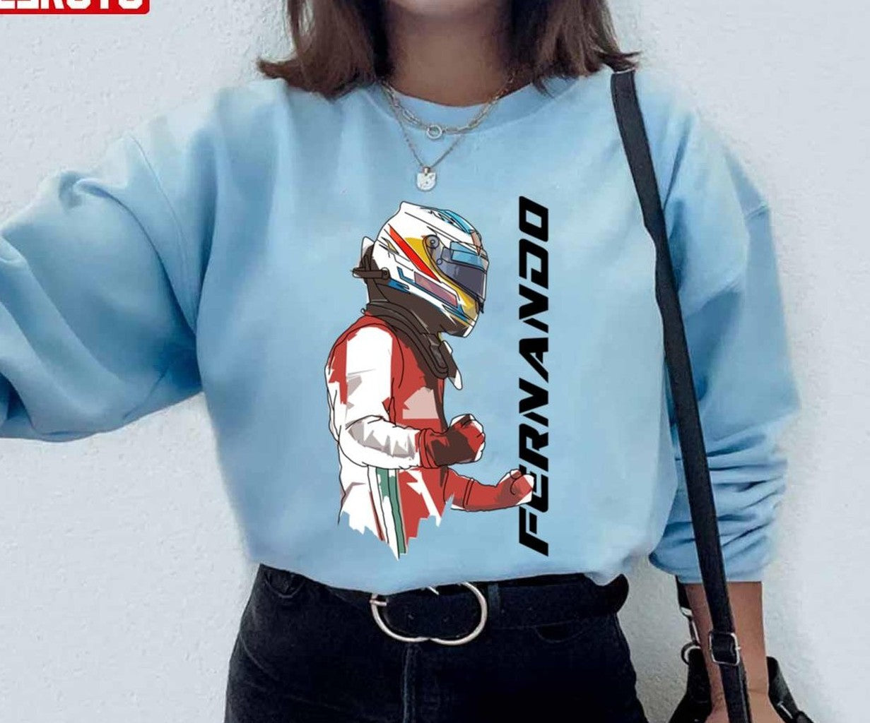 Racing Fanart Fernando Alonso Unisex Sweatshirt