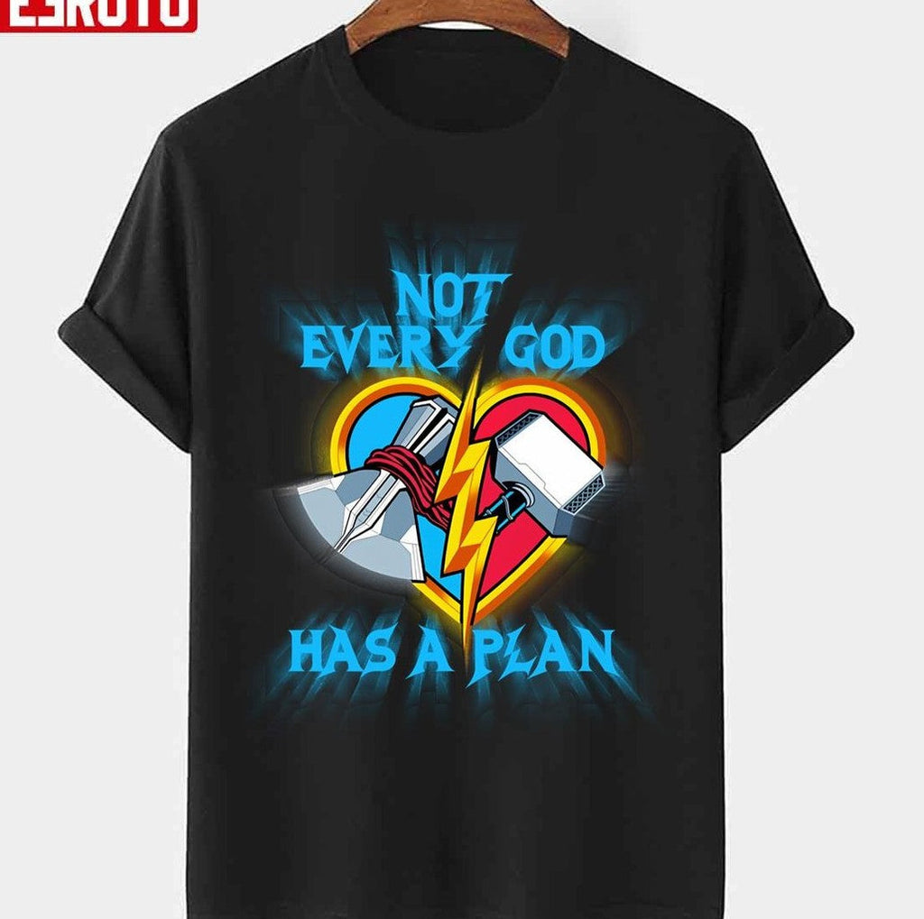 Nordic Thunder Thor Not Every God Has A Plan Design Unisex T-shirt