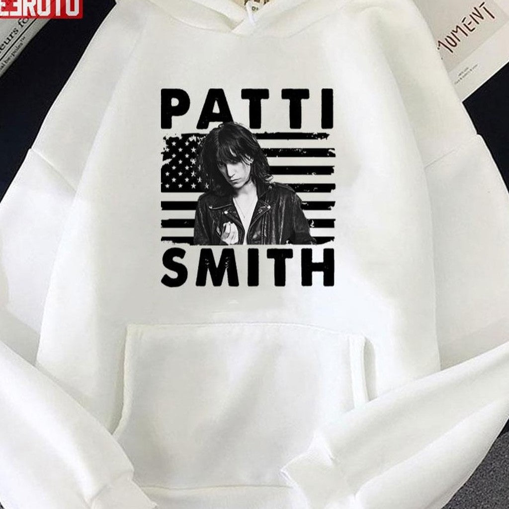 Retro American Flag Patti Smith Music Unisex T-Shirt
