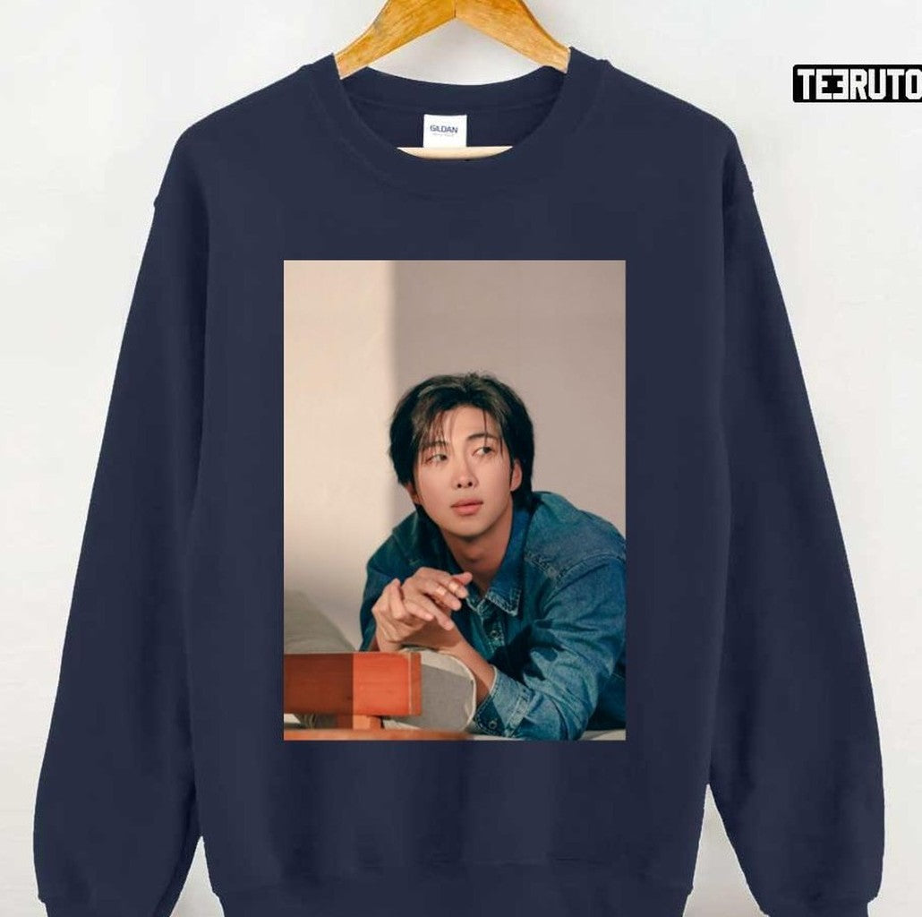 Photo Sketch Bts Rm Indigo Kim Namjoon Unisex Sweatshirt