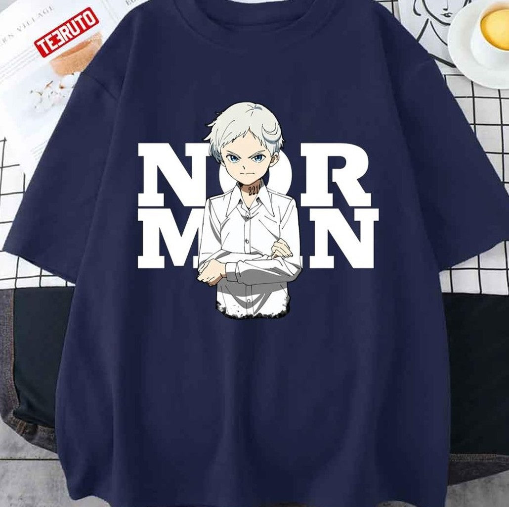 Single Norman The Promised Neverland Anime Character Unisex T-shirt