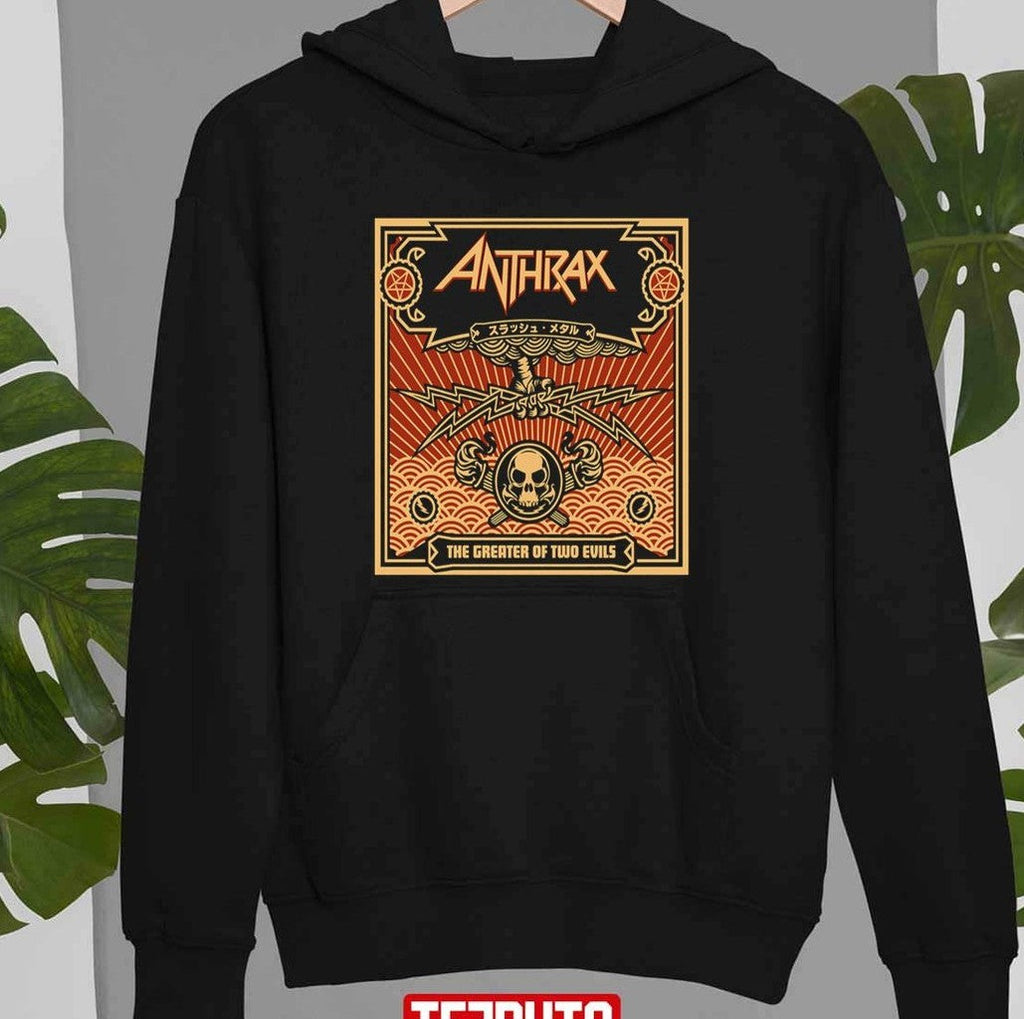 The Greater Of Two Evils Music Of Mass Destruction Anthrax Band Unisex T-Shirt