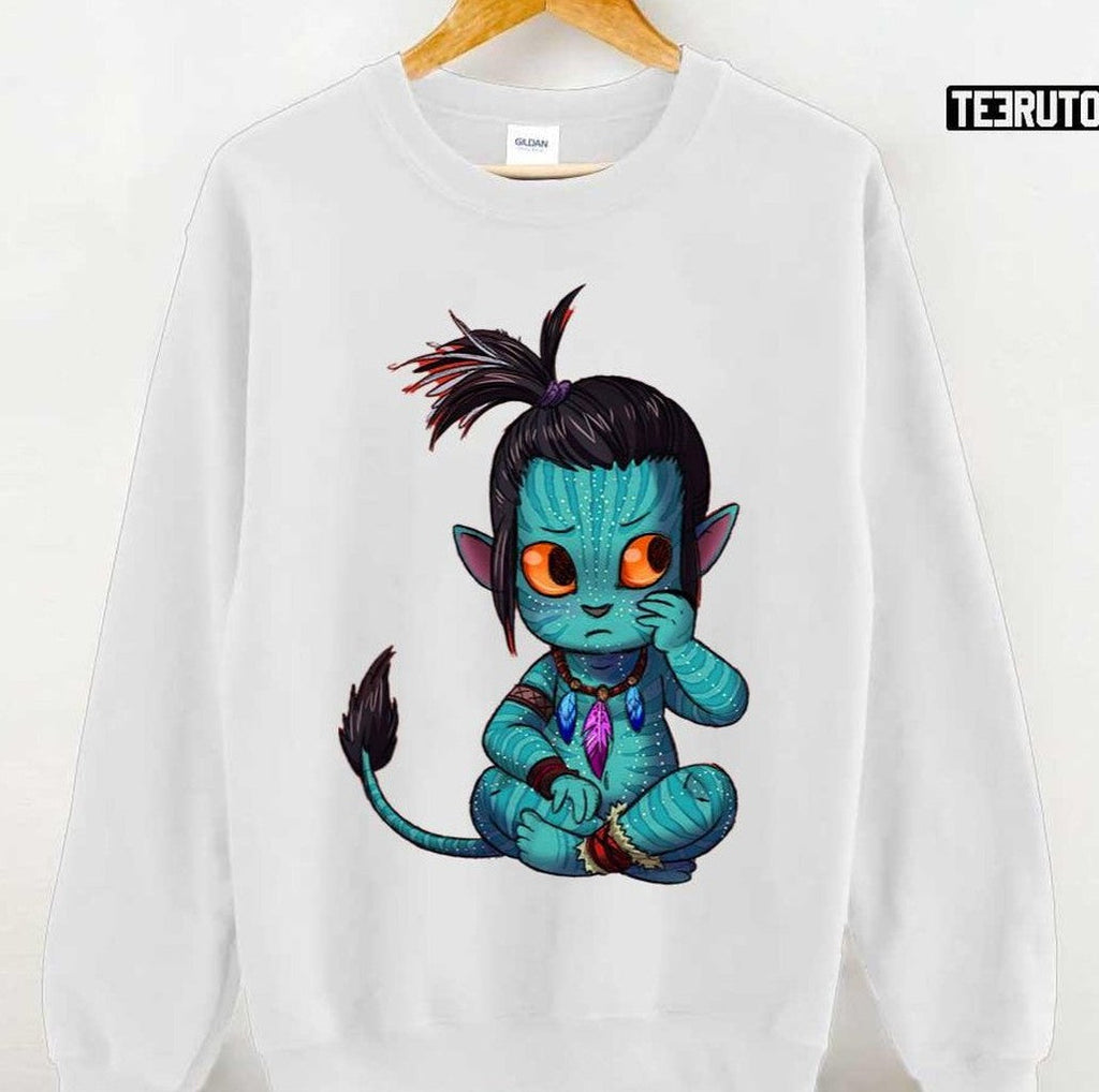 Avatar The Way Of Water Chibi Kawaii Fanart Unisex Hoodie