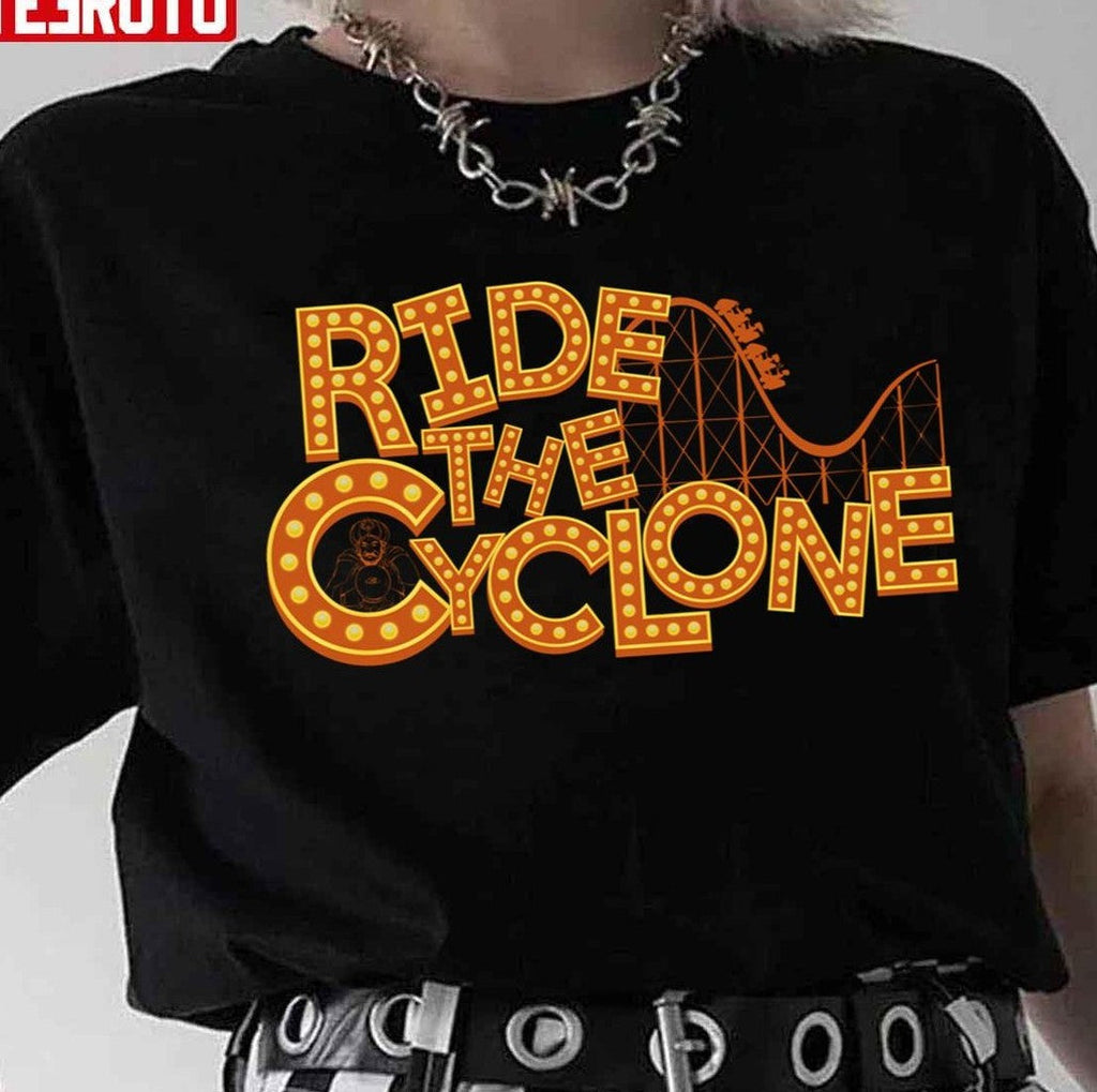 Neon Lights Design Ride The Cyclone Unisex T-Shirt