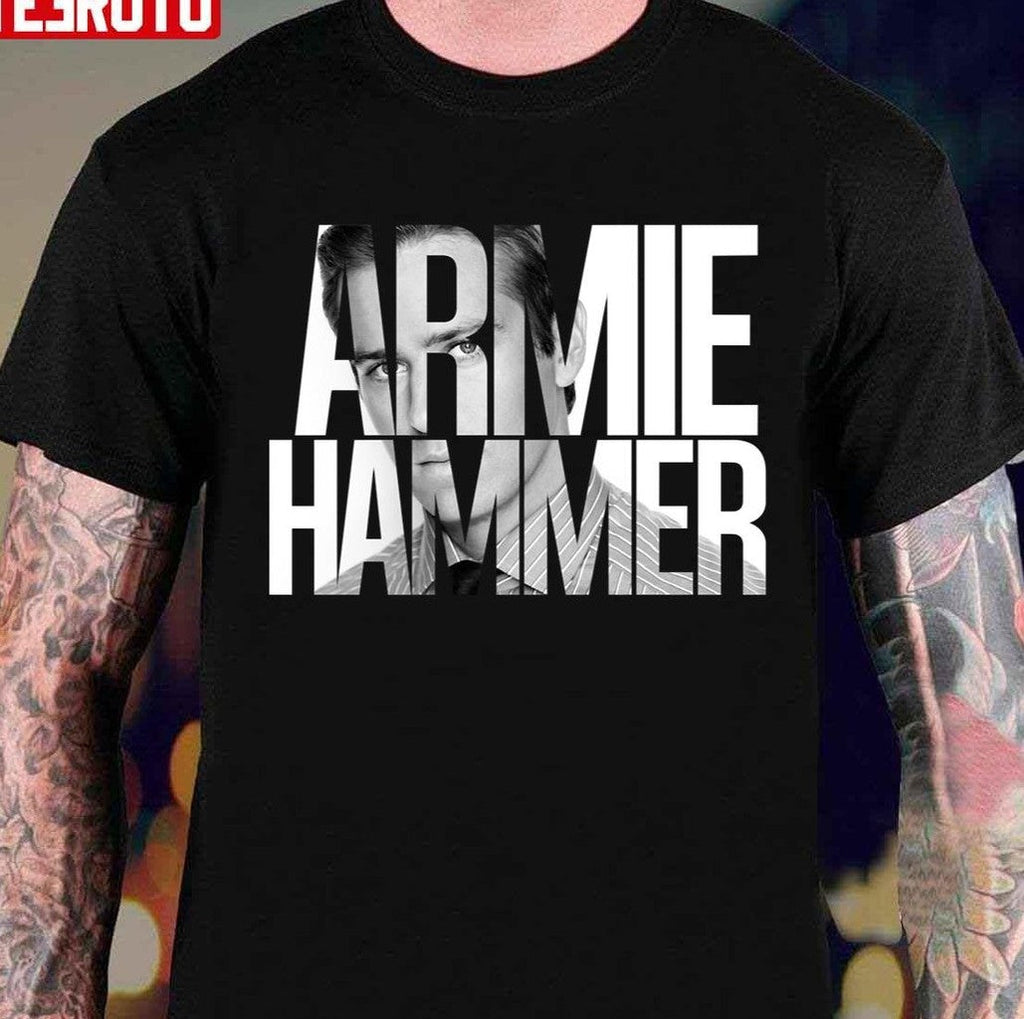 Armie Hammer Potrait And Name Unisex Sweatshirt