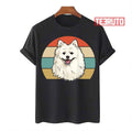 Retro American Eskimo Dog Unisex T-Shirt
