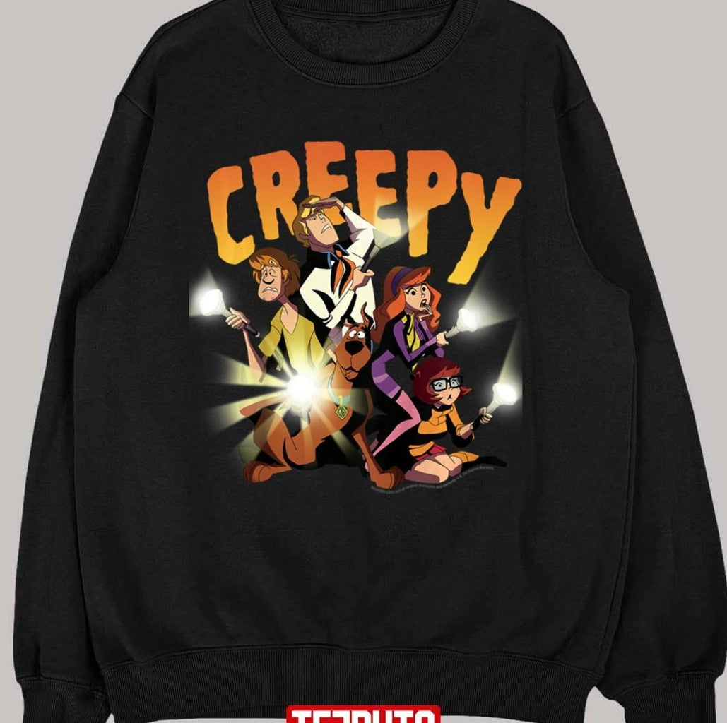 Mystery Gang Group Shot Creepy Scooby Doo Unisex T-Shirt