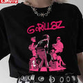 Pink Art Gorillaz Are An English Virtual Band Unisex T-Shirt