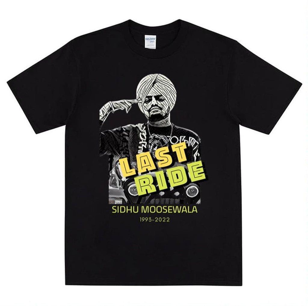 Sidhu Moosewala Last Ride Legends Never Die Unisex T-Shirt