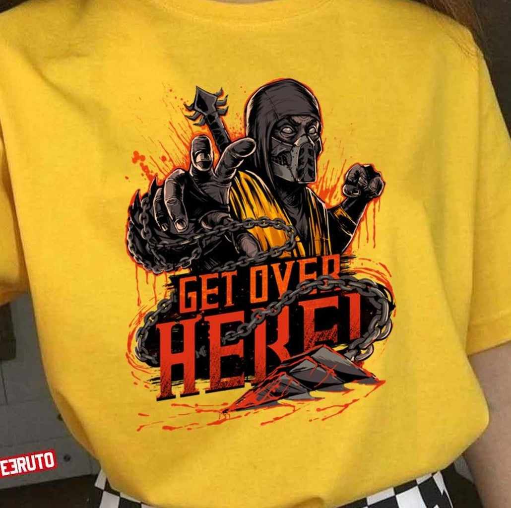 Scorpion Get Over Here Mortal Kombat Unisex T-Shirt
