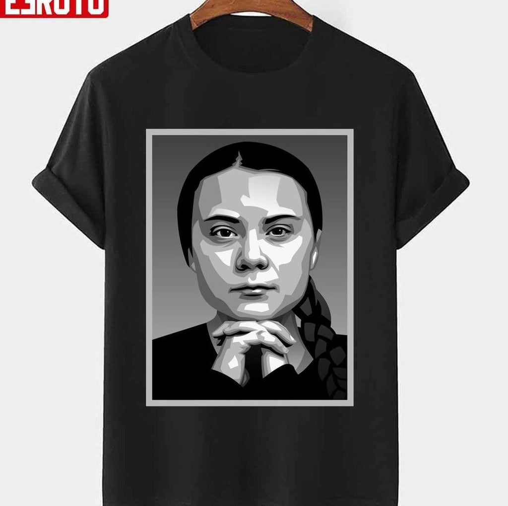 Portrait Greta Thunberg Graphic Unisex T-Shirt