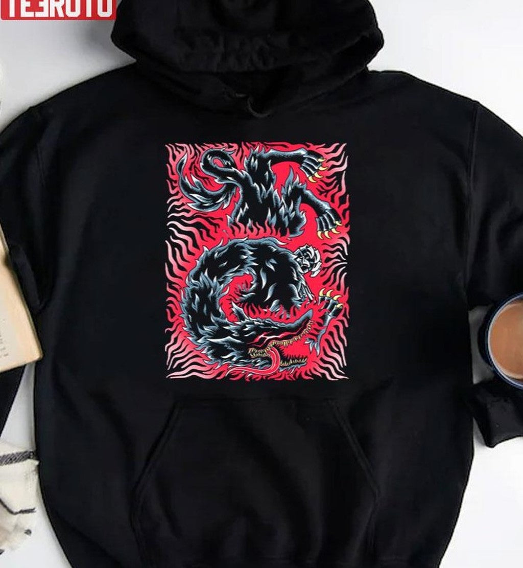 Beast Of Darkness Metal Berserker Unisex Hoodie