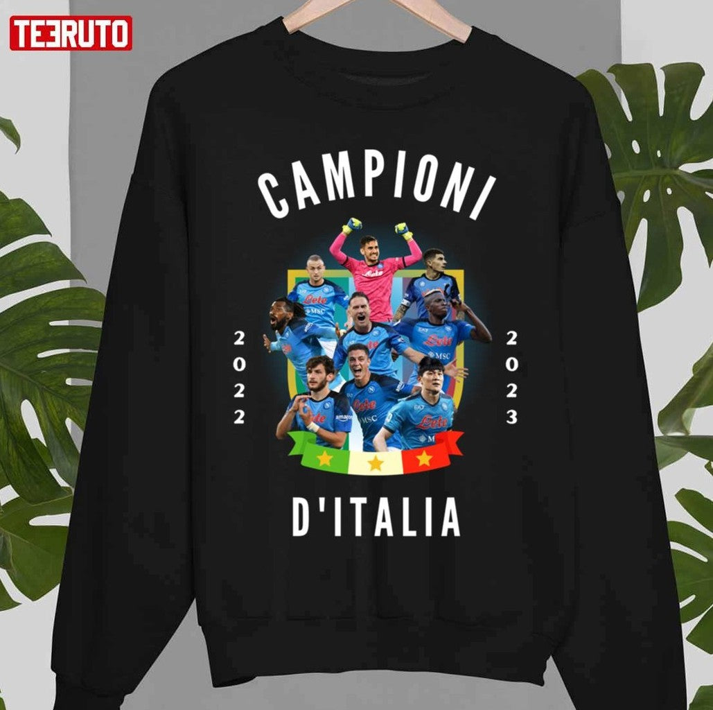 Napoli Campione D'italia 2023 Unisex T-Shirt