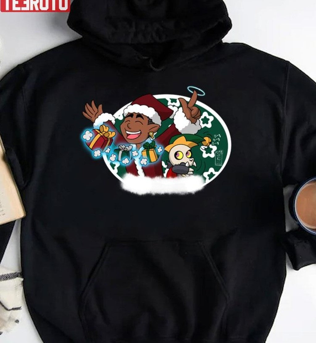 Santa Gus And Elf King Christmas Unisex Sweatshirt