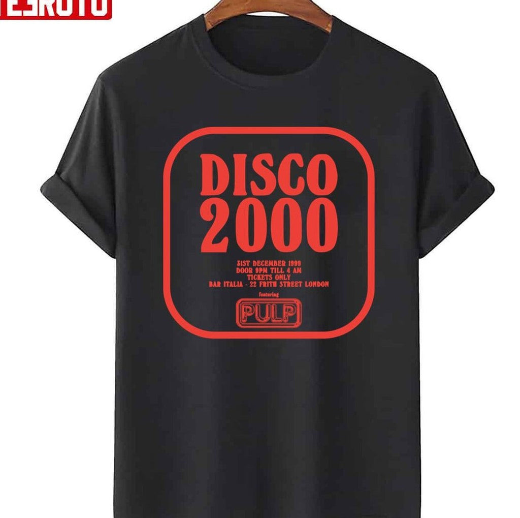 Pulp Disco 2000 Red Unisex T-Shirt