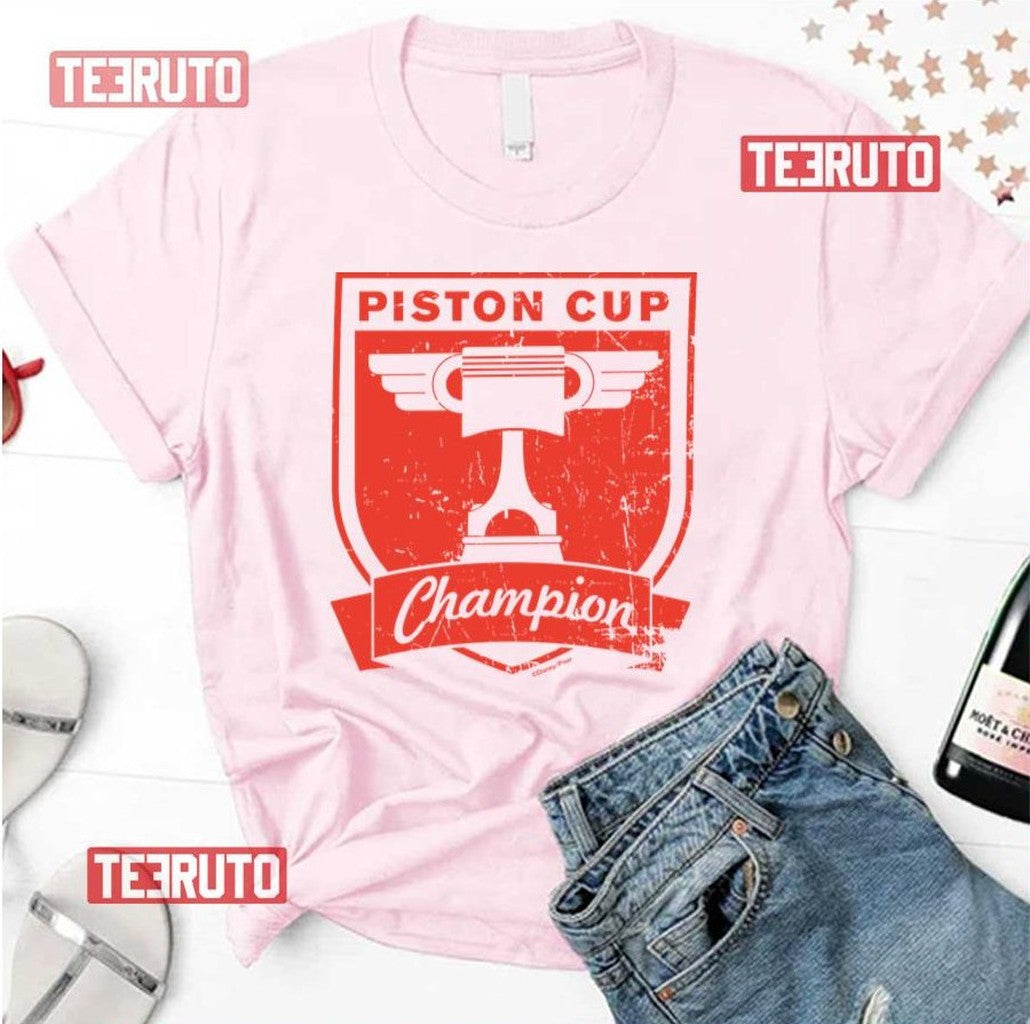 Piston Cup Champion Cars Movie Unisex T-Shirt