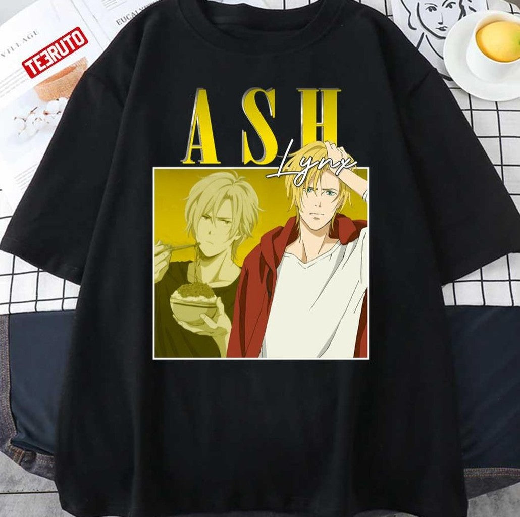 Ash Lynx Anime Homage Banana Fish Unisex T-Shirt