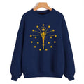 The Flag Indiana State Unisex Sweatshirt
