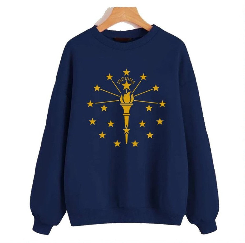 The Flag Indiana State Unisex Sweatshirt