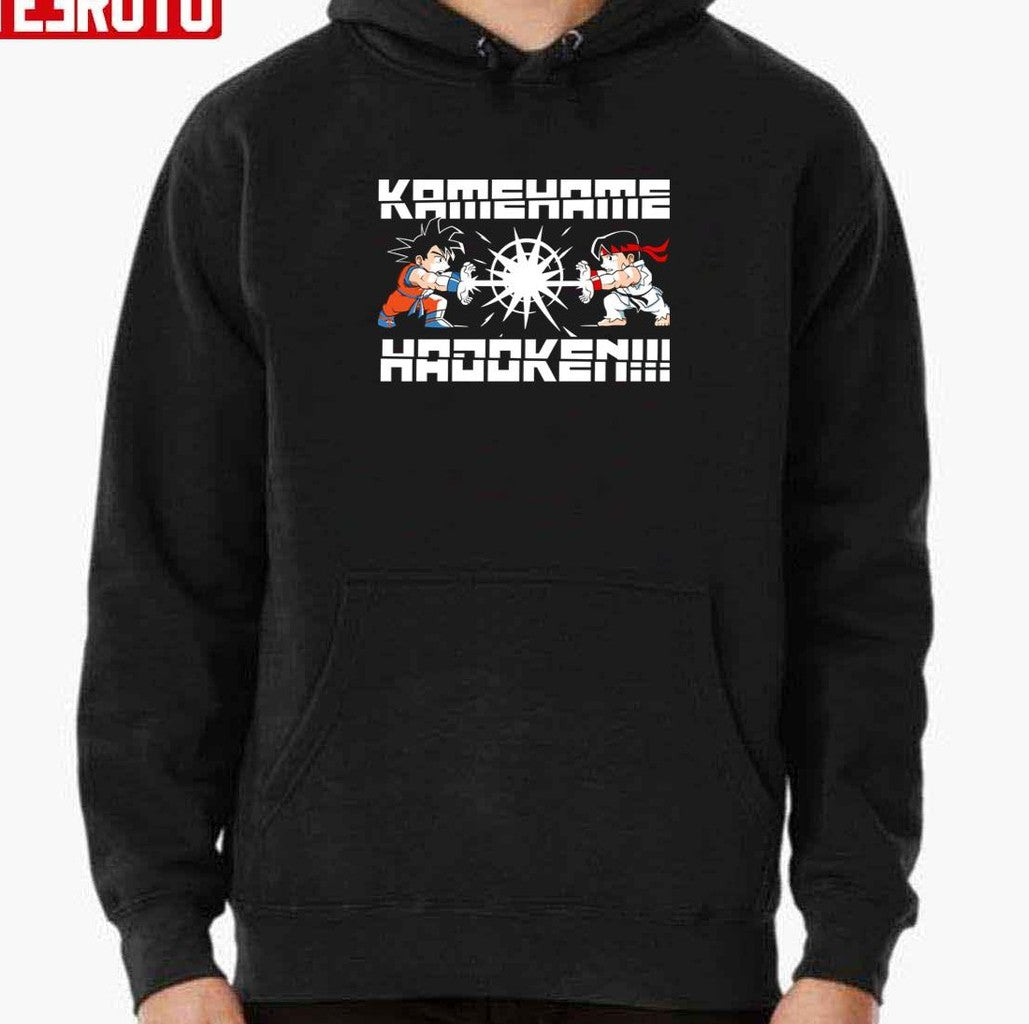 Street Fighter Kamehame Hadoken Artwork Unisex T-shirt