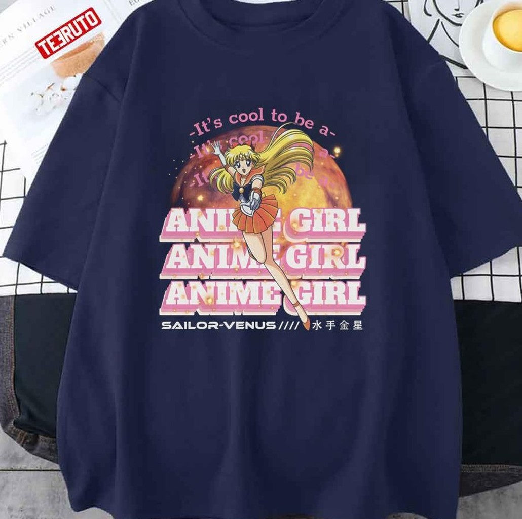 Sailor Venus Anime Girl Sailor Moon Vintage 90s Unisex Sweatshirt