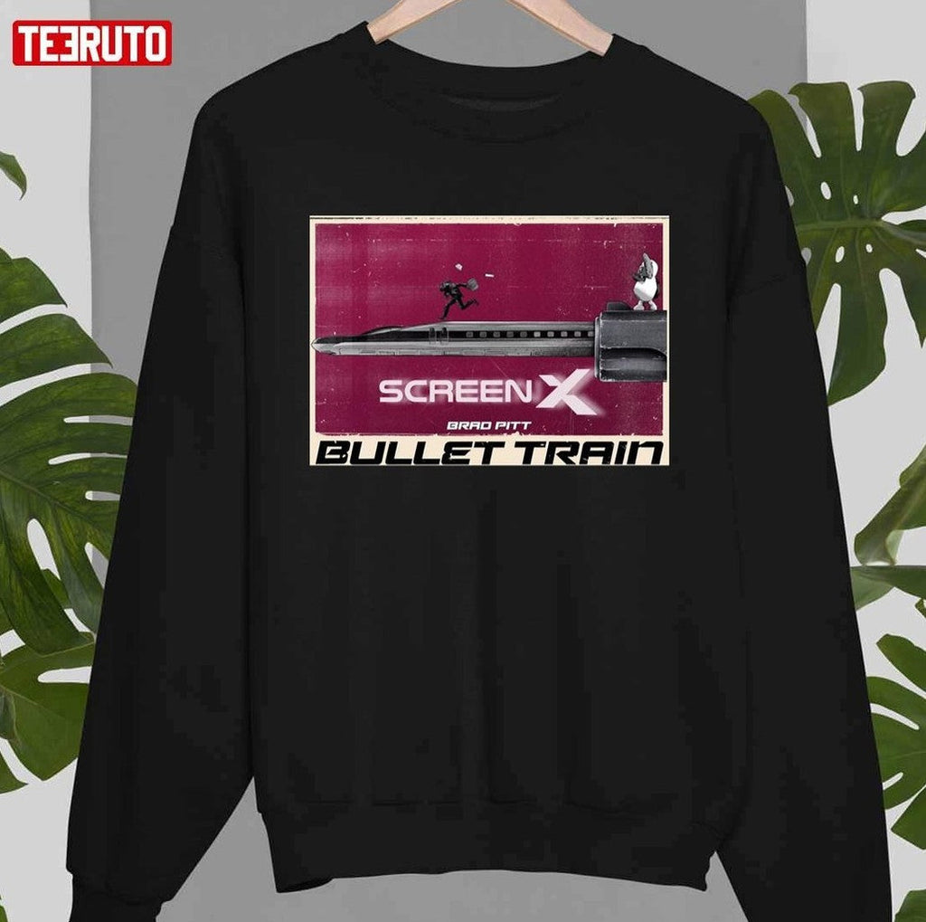 Screen X Brad Pitt Bullet Train Unisex T-Shirt