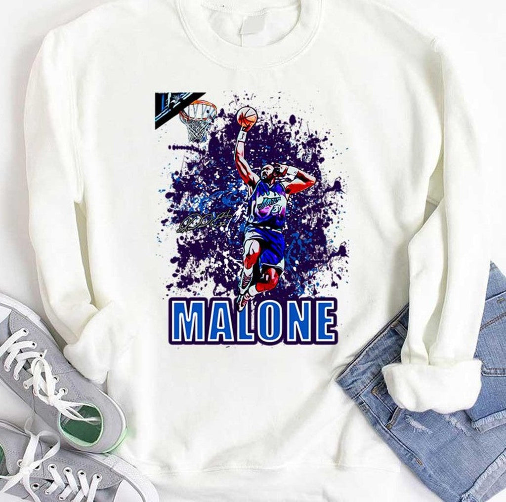 The Dunk Guy Karl Malone Cool Basketball Unisex Hoodie