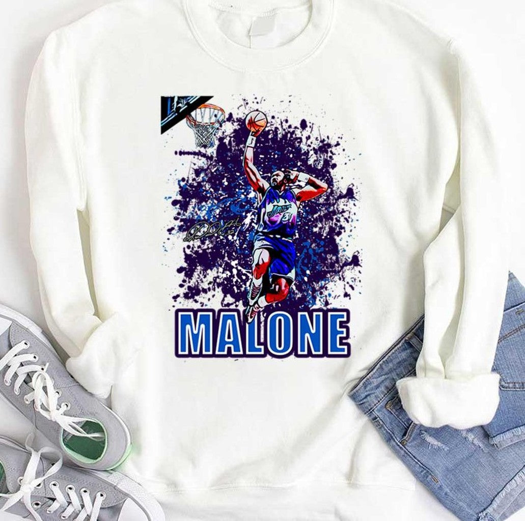 The Dunk Guy Karl Malone Cool Basketball Unisex Hoodie