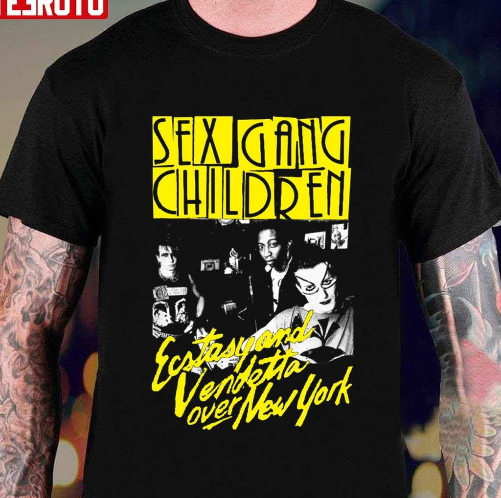 80s Post Punk Goth Sex Gang Children Rock Band Unisex T-Shirt