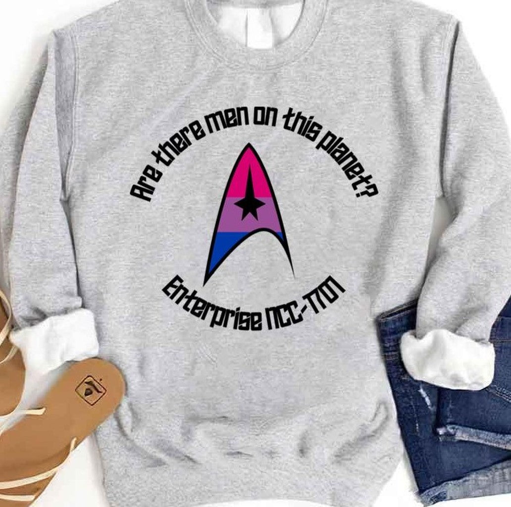 Starfleet Logo Lgbtq Pride Month Bi Unisex Sweatshirt