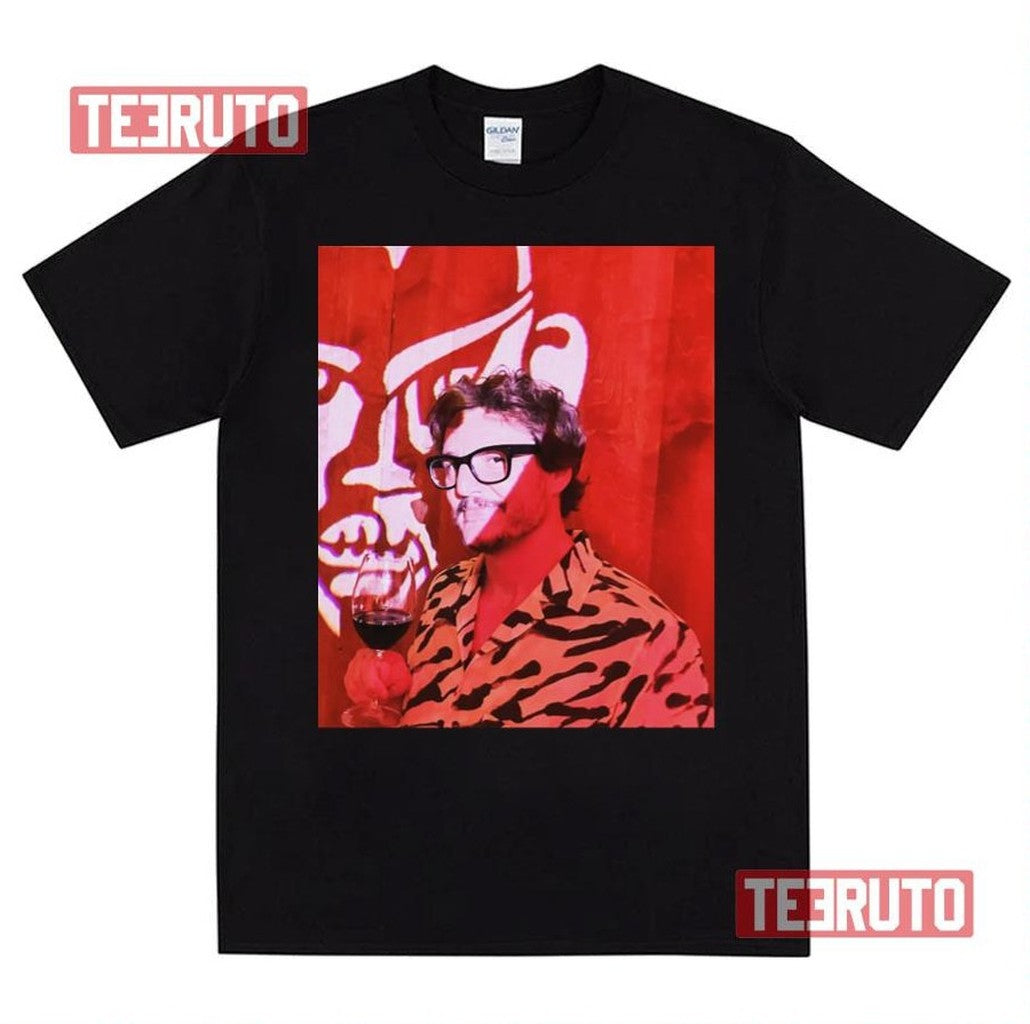 Pedro Pascal With Glasses Unisex T-Shirt