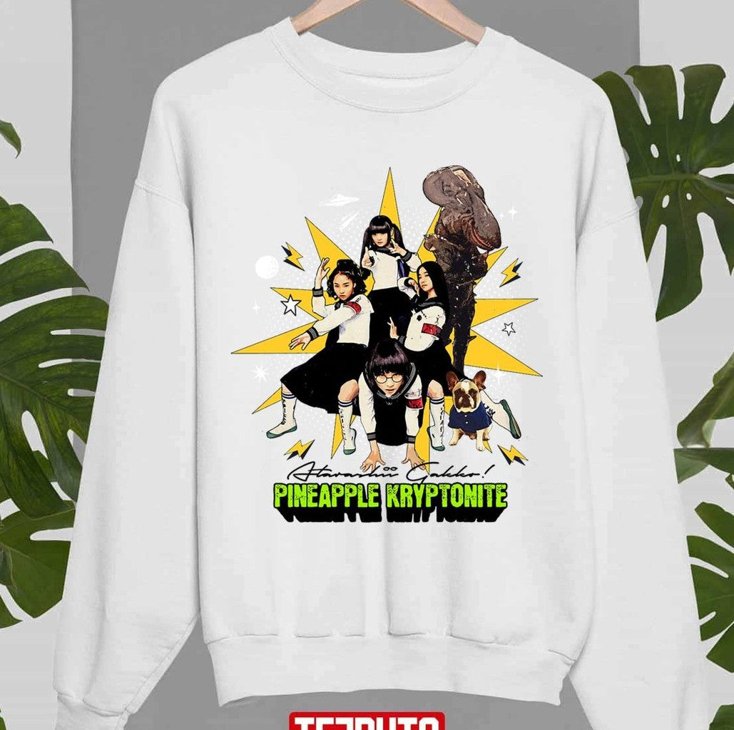Signature Pose Atarashii Gakko Pineapple Kryptonite Unisex Sweatshirt