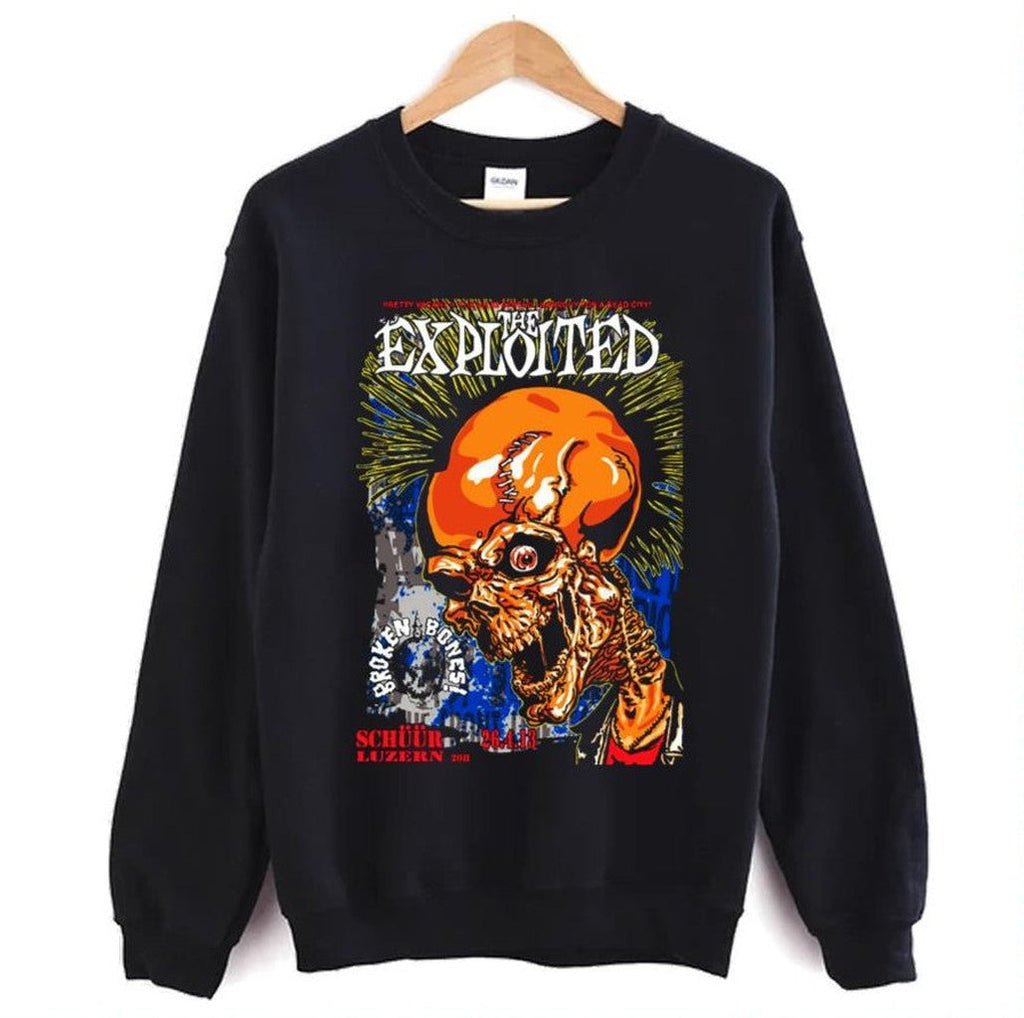 The Exploited Live And Loud Unisex Sweatshirt