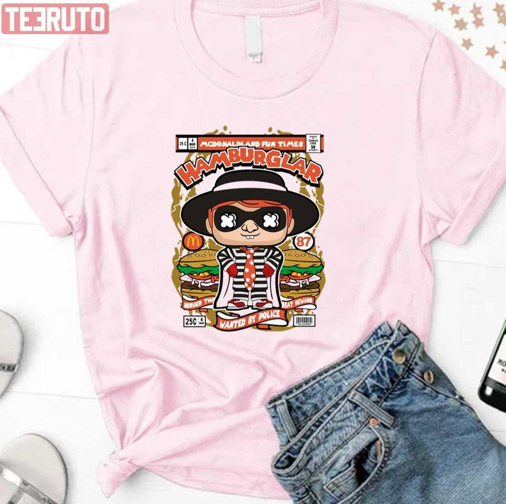 Pop Culture Hamburglar Graphic Unisex Sweatshirt