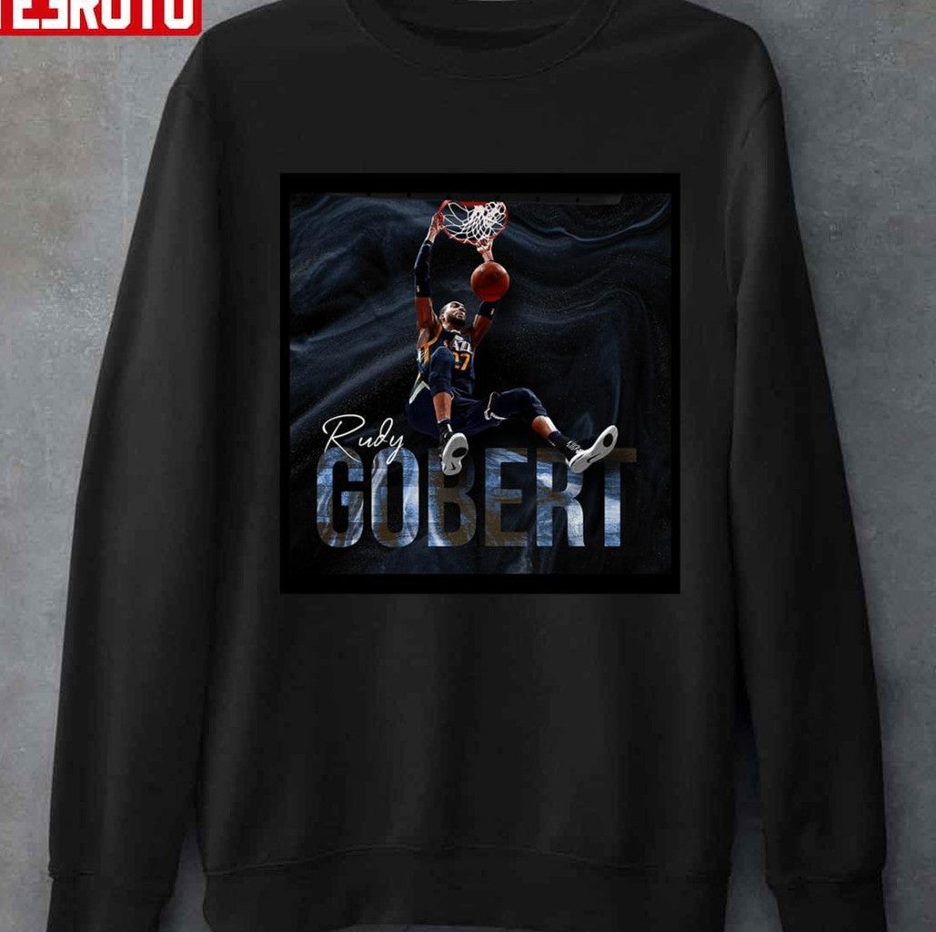 Rudy Gobert Nba French Professional Basketball Player Photographic Unisex T-Shirt