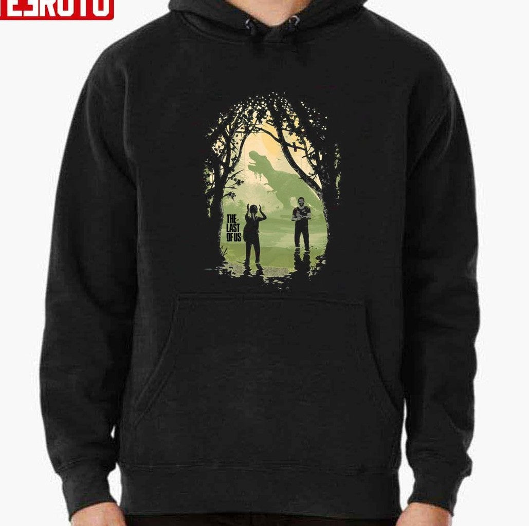 The Forest The Last Of Us Joel And Ellie Family Art Unisex T-shirt