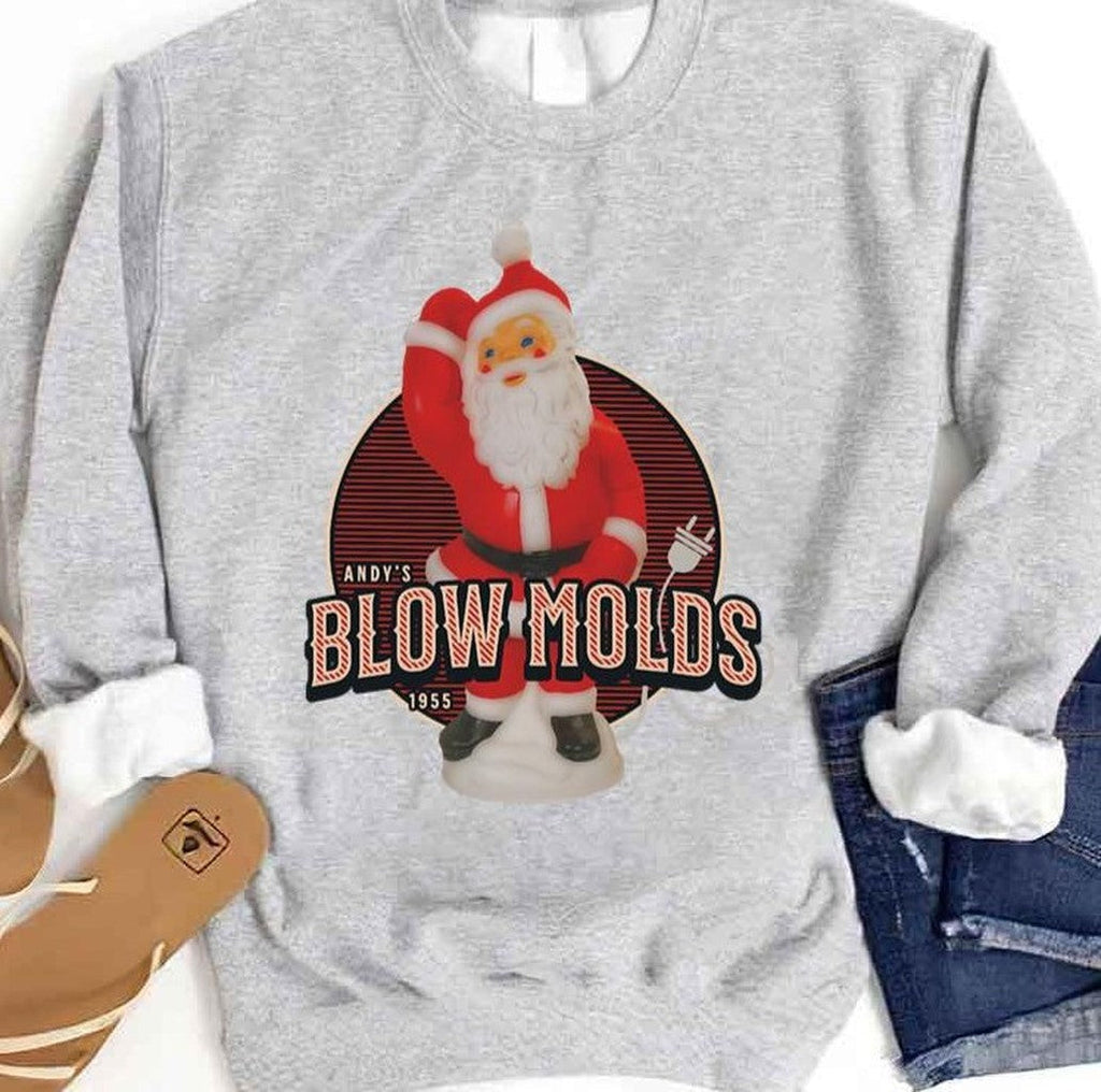 Andy's Blow Molds Est 1955 Vintage Christmas Sweatshirt