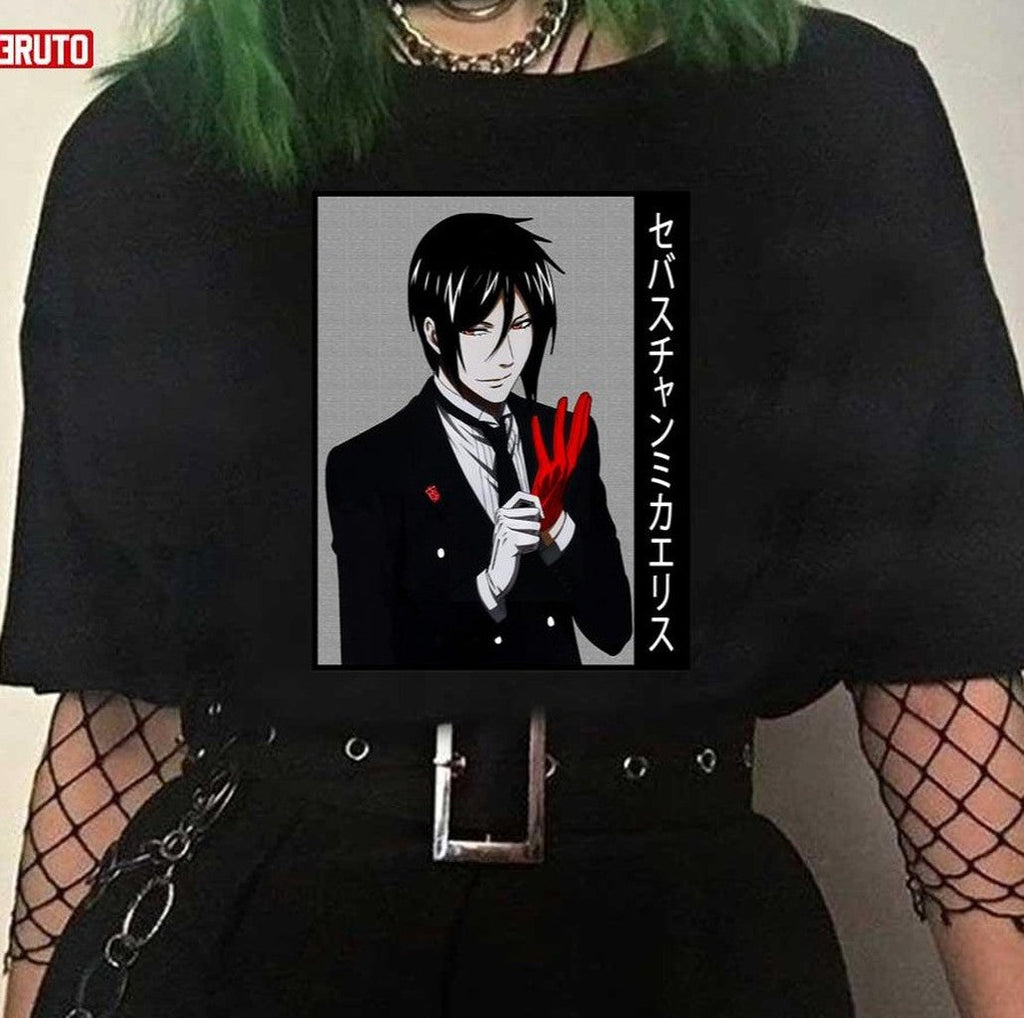 Sebastian Black Butler Anime Dark Unisex T-Shirt