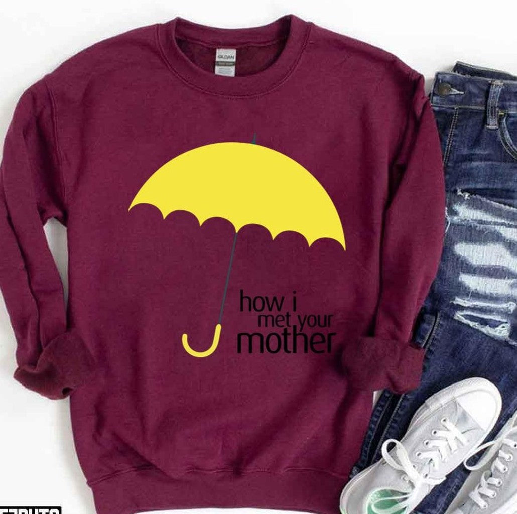 Show How I Met Your Mother Yellow Umbrella Unisex Sweatshirt