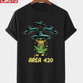 Area 420 Happy 420 Design Unisex T-shirt