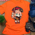 Reading Chibi Yanfei Genshin Impact Unisex T-Shirt