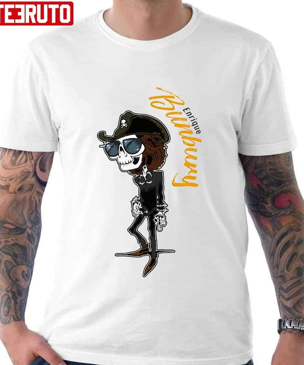 Spanish Singer-Songwriter Enrique Bunbury Skulls In The Art Unisex Hoodie