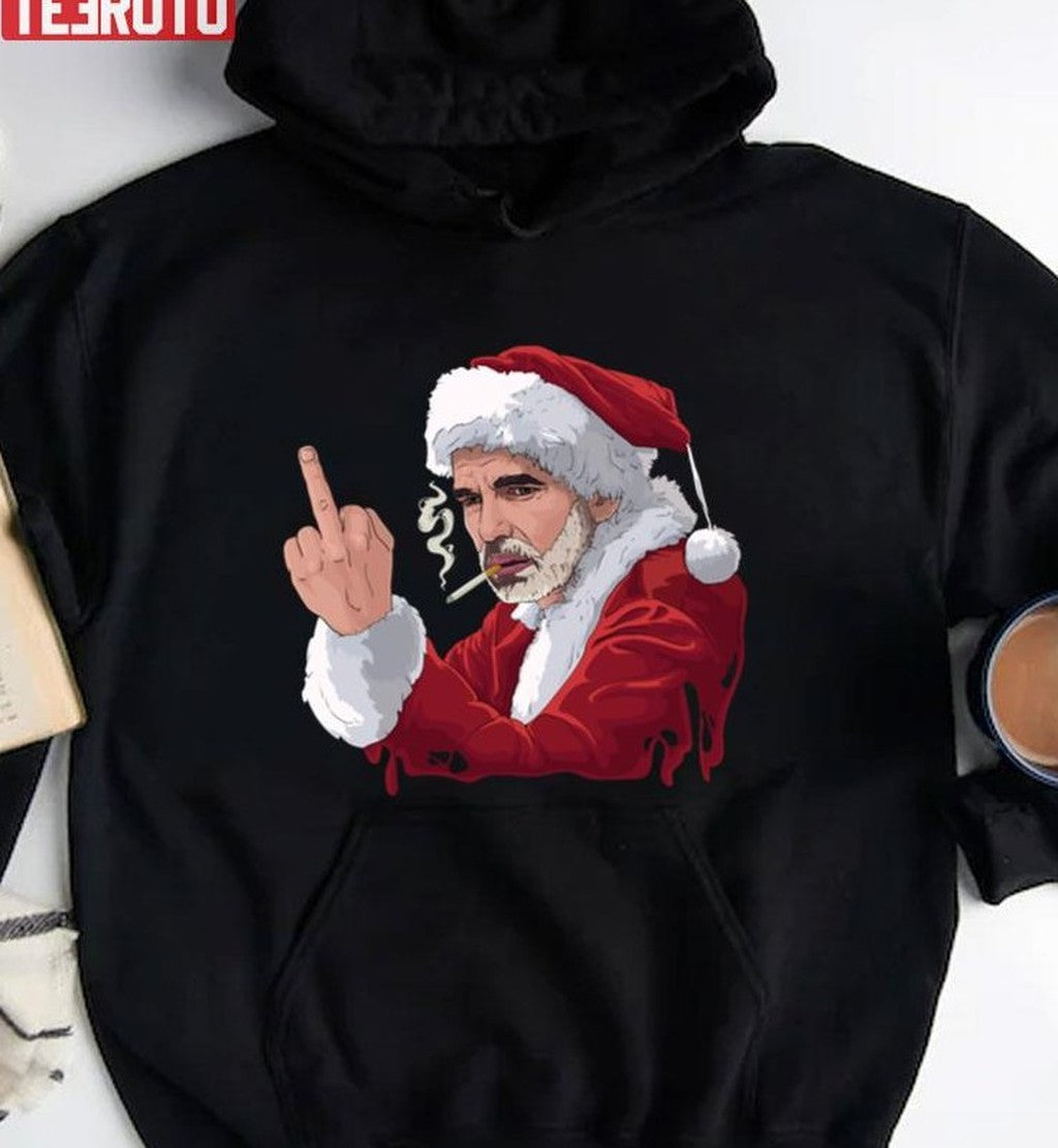 Animated Character In Bad Santa Funny Movie For Christmas Unisex Sweatshirt