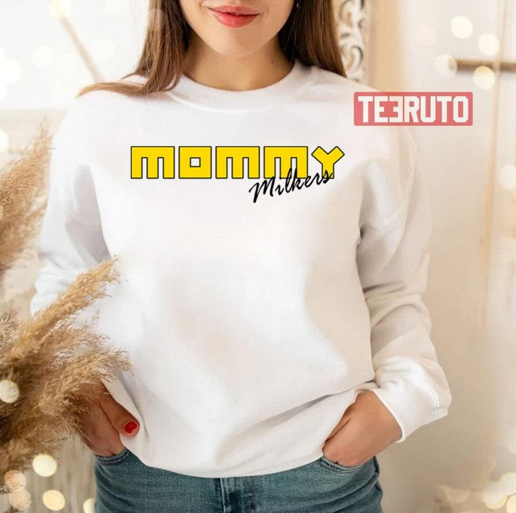 Mommy Milkers Yellow Logo Unisex Sweatshirt