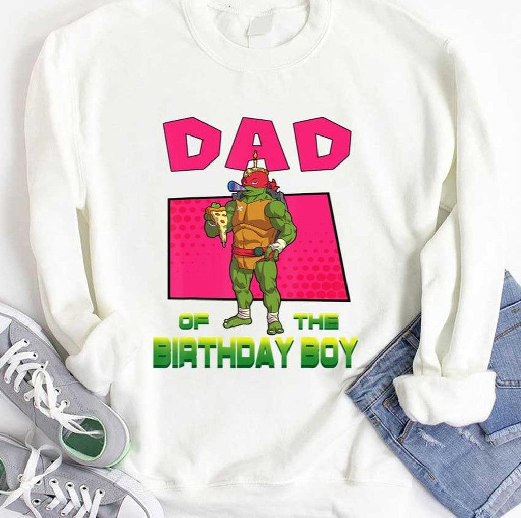Ninja Turtles Raphael Daddy Of The Birthday Boy Unisex Hoodie