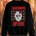 Slashing Through The Snow Halloween Unisex Sweatshirt