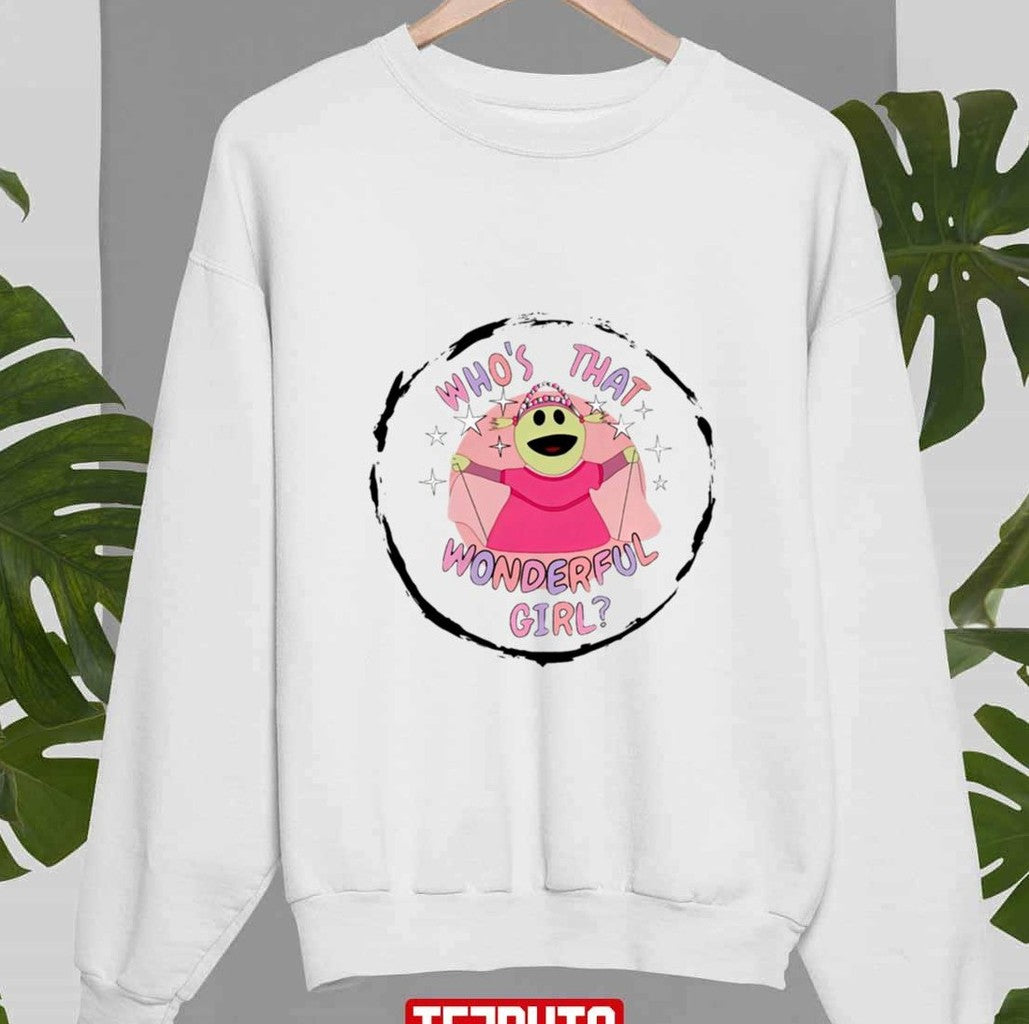 Nanalan Who's That Wonderful Girl Peepo Design Unisex T-Shirt