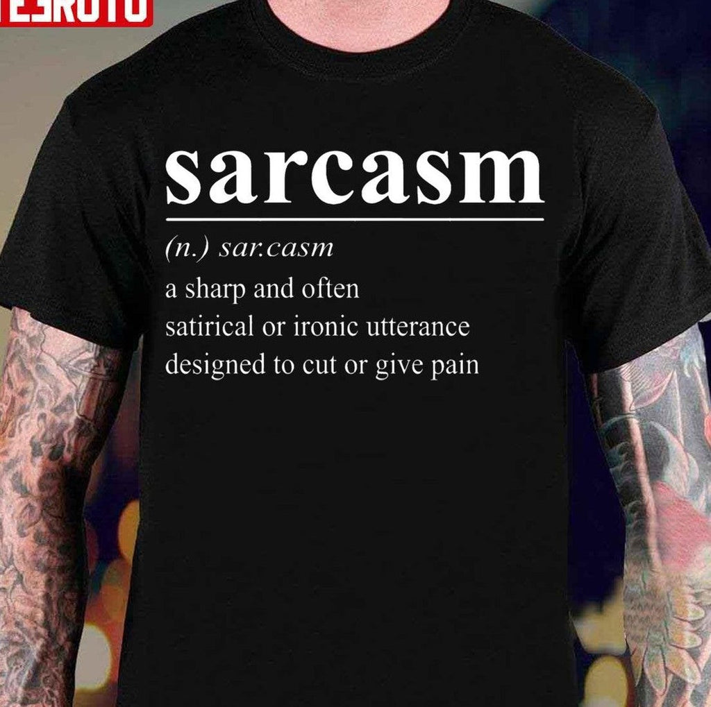 Sarcasm Word Definition Invert Unisex T-Shirt